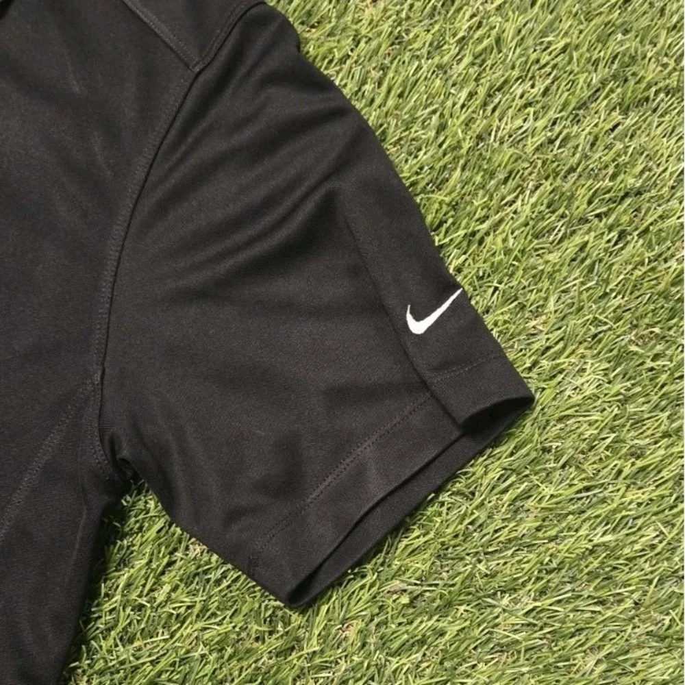 Nike Golf Men's Dark Green Graphic Dri-FIT Polo Shirt Size Medium